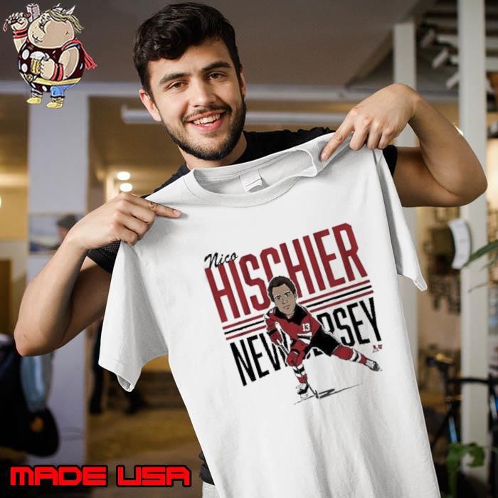 Nico Hischier Center Ice Caricature shirts Unisex