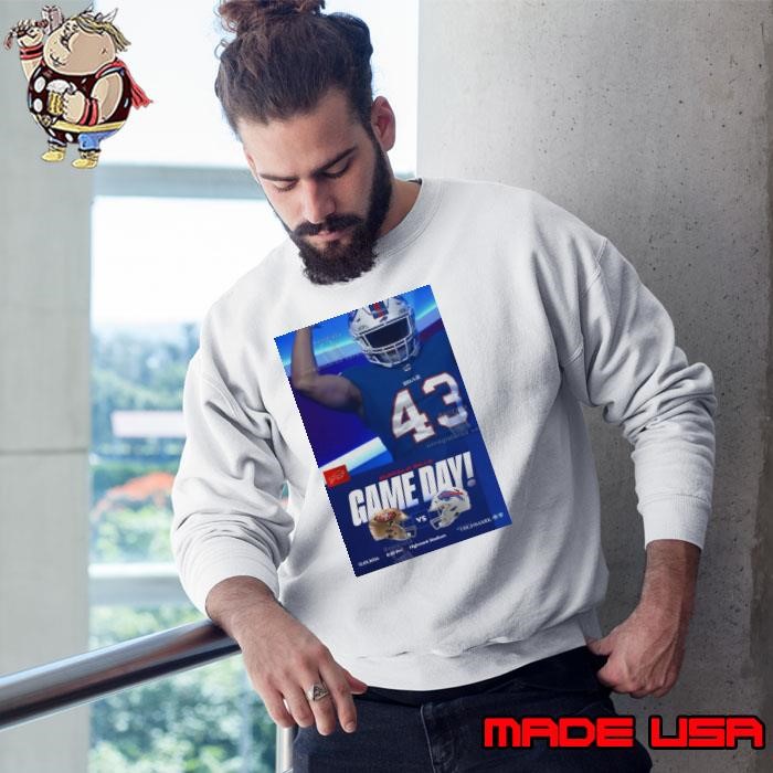 Poster Game Day Buffalo Bills vs SF 49ers Dec 1 2024 Highmark Stadium Sweatshirt