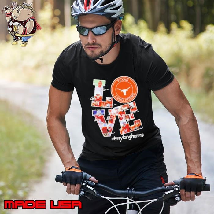Coach Steve Sarkisian and Players Texas Longhorn #Mylonghorns Signatures shirt