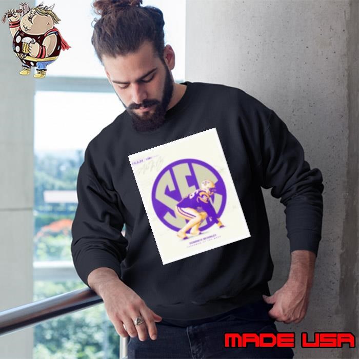 Dominick McKinley LSU Tigers SEC Freshman of the Week Signature Sweatshirt