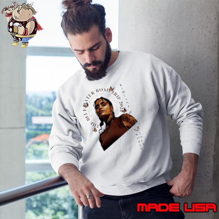 Kehlani The Blue Water Road Trip Word Tour Butterfly Sweatshirt