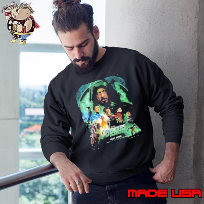 Poster Avengers Doomsday Iron Man Secret Wars May 2026 Marvel X Men Sweatshirt
