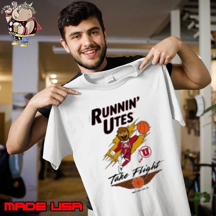 Runnin’ Utah Utes Take Flight Salt Lake City UT Mascot Shirt