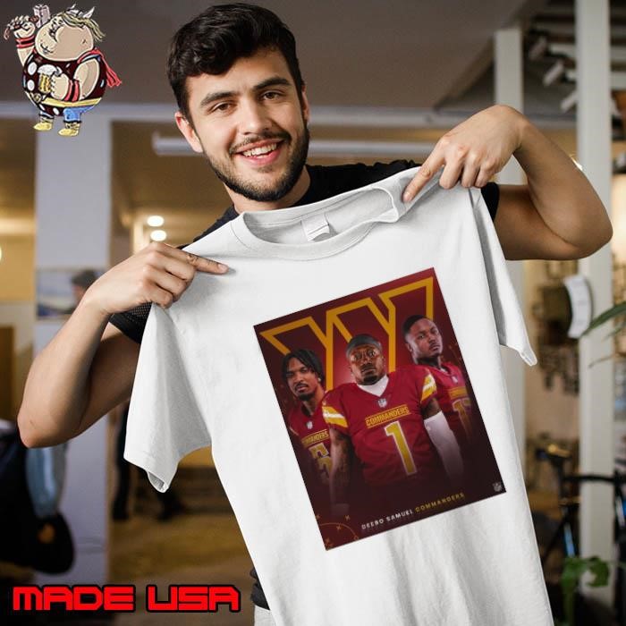 Poster The Washington Commanders new trio NFL Deebo Samuel, Jayden Daniels, Terry McLaurin 2025 shirt