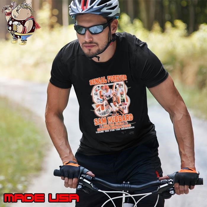 Sam Hubbard Cincinnati Bengals Forever Signature Thank You For The Memories Unisex