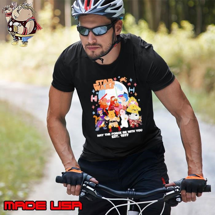 Star Wars may the force be with you Pooh unisex t shirt