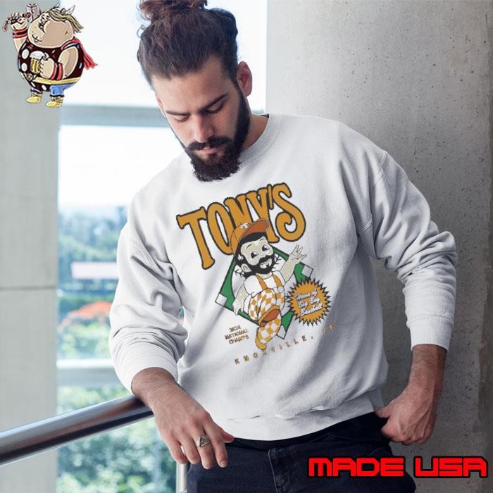Tonys Big Boy Tennessee Volunteers Caricature Sweatshirt