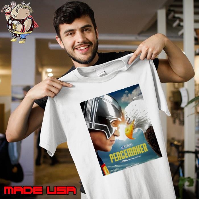DC Peacemaker new season poster shirt