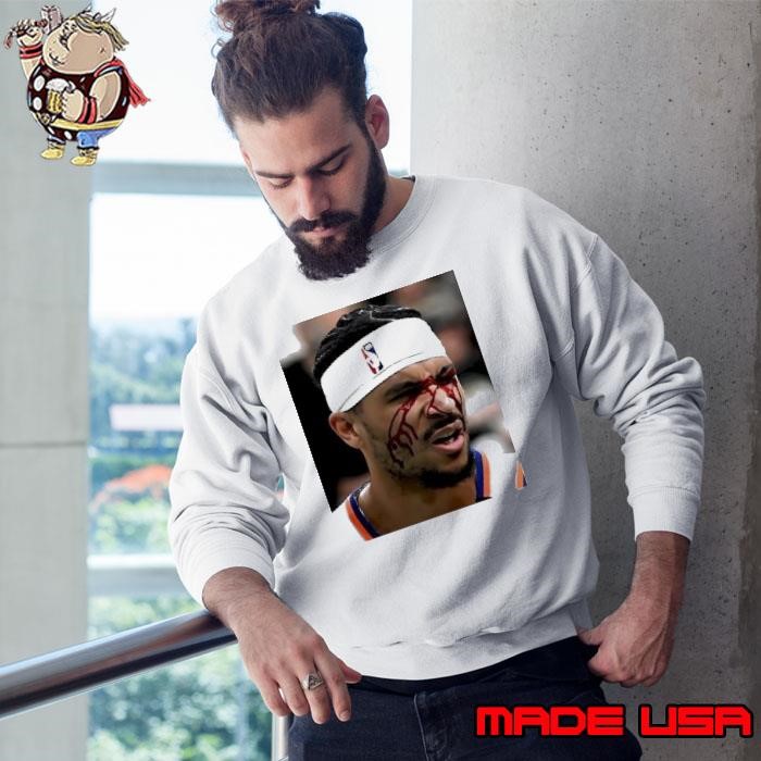 Josh Hart getting elbowed in the face shirt