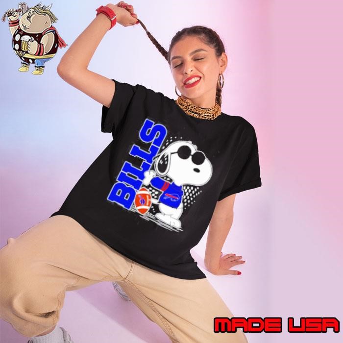 Snoopy and Buffalo Bills football shirt